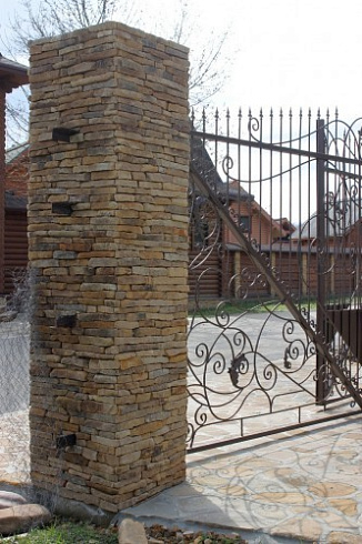 Kamenclub.ru: Песчаник (хворост) art PSG-5-06  купить в Сургуте    1 900 руб/кв.м   фото КАМЕНЬ КЛУБ