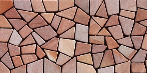 Kamenclub.ru: Песчаник брусчатка (Готика) art PSK-L-01  купить в Сургуте    2600 руб/кв.м    фото КАМЕНЬ КЛУБ