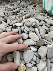 Галька черноморская фр. 40-70 мм.  купить в Сургуте фото Камень Клуб