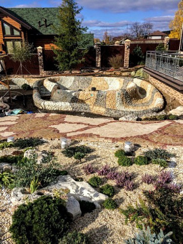 Kamenclub.ru: Песчаник брусчатка (Готика) art PSG-L-01  купить в Сургуте    2300 руб/кв.м   фото КАМЕНЬ КЛУБ