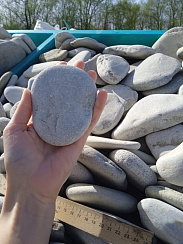 Галька черноморская фр. 100-150 мм.  купить в Сургуте фото Камень Клуб