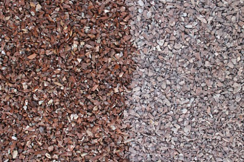 Kamenclub.ru: Мраморная крошка (щебень крошка розовый) фр. 5-10 мм.  купить в Сургуте мрамор розовый, красный щебень колотый ландшафтный декоративный  11000 руб/т   фото КАМЕНЬ КЛУБ