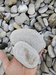 Галька черноморская фр. 50-100 мм.  купить в Сургуте фото Камень Клуб