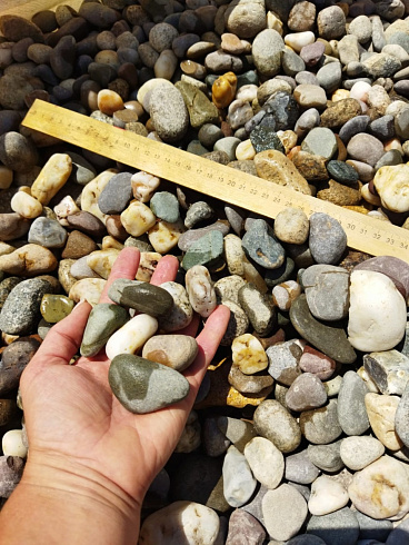 фото Галька Крымский берег МИКС фр. 20-40 мм. в интернет-портале КАМЕНЬ КЛУБ