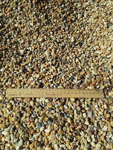 Kamenclub.ru: Галька окат (серо-желтая) фр.5-10 мм. купить  в Сургуте галька речная рыжий, желтый, рыжий, серо-желтый речная окатанная галька декоративная 5000 руб/т   фото КАМЕНЬ КЛУБ