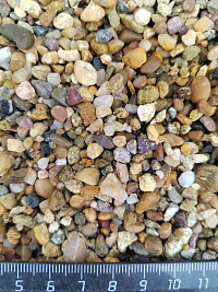 Галька речная окат (рыжая) фр.3-5 мм купить в Сургуте  фото, отзывы на сайте Камень Клуб
