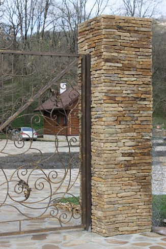 Kamenclub.ru: Песчаник (хворост) art PSG-5-06  купить в Сургуте    1 900 руб/кв.м   фото КАМЕНЬ КЛУБ