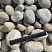 Kamenclub.ru: Галька речная окат (серо-белая) фр. 70-120 мм купить  в Сургуте галька галечник бело-серая, серо-белая, серая, белая речная природная галька  8000 руб/т   фото КАМЕНЬ КЛУБ