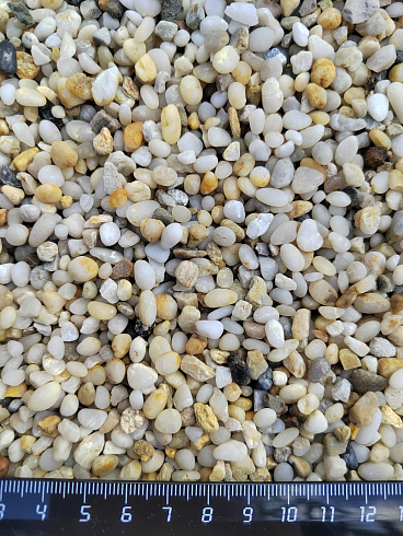 фото Галька крымская жемчужная фр. 3-5 мм. купить в Сургуте  в интернет-портале КАМЕНЬ КЛУБ