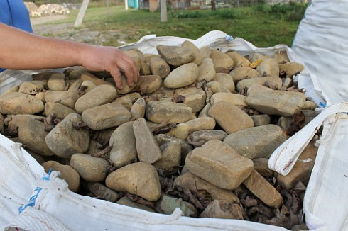 Kamenclub.ru: Песчаник брусчатка  купить в Сургуте    5 500 руб/т   фото КАМЕНЬ КЛУБ