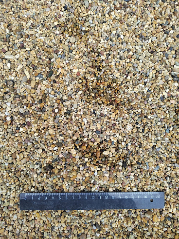 Галька речная окат (рыжая) фр.3-5 мм купить в Сургуте 