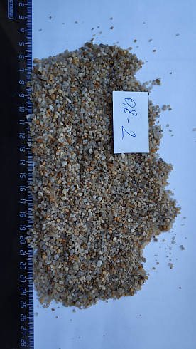 Кварцевый песок для площадок фр. 0,8 - 2 мм.  купить в Сургуте фото Камень Клуб