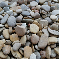Галька каспийская фр. 3-10 мм.  купить в Сургуте фото Камень Клуб