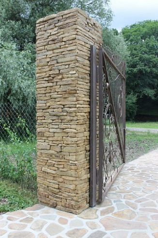 Kamenclub.ru: Песчаник (хворост) art PSG-5-06  купить в Сургуте    1 900 руб/кв.м   фото КАМЕНЬ КЛУБ