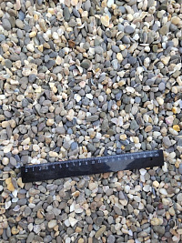 Галька крымская прибрежная фр. 5-10 мм.  купить в Сургуте фото Камень Клуб