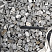 Kamenclub.ru: Щебень галтованный черный (мрамор) фр.40-70 мм.  купить в Сургуте мрамор черный с белыми прожилками, черный, белый щебень галтованный округлый 13500 руб/т   фото КАМЕНЬ КЛУБ
