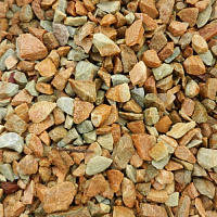 Kamenclub.ru: Щебень крошка желтый (ЗЛАТОЛИТ) фр. 10-20 мм.  купить в Сургуте златолит бежевый, золотистый, желтый каменная декоративная крошка щебня златолита 10800 руб/т   фото КАМЕНЬ КЛУБ